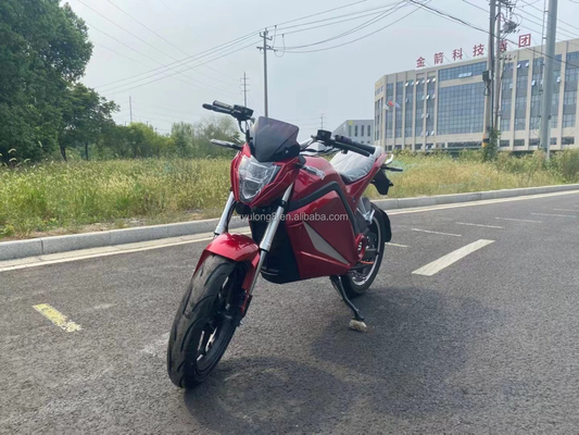 2000W/3000W/5000W Δύναμη κινητήρα 72V Ηλεκτρική μοτοσυκλέτα για αγώνες σε υψηλές ταχύτητες