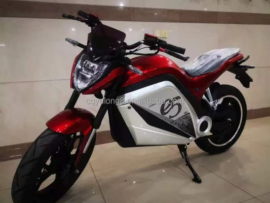 2000W/3000W/5000W Δύναμη κινητήρα 72V Ηλεκτρική μοτοσυκλέτα για αγώνες σε υψηλές ταχύτητες