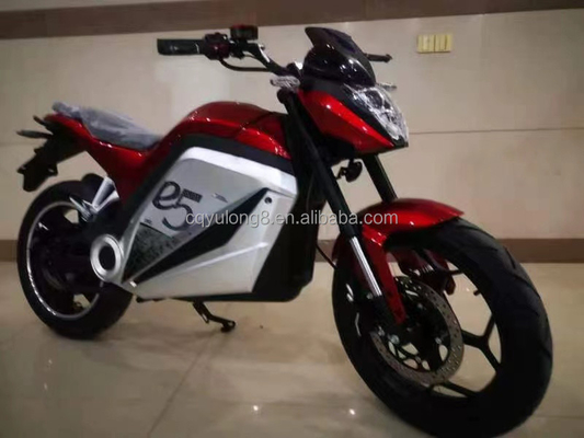 2000W/3000W/5000W Δύναμη κινητήρα 72V Ηλεκτρική μοτοσυκλέτα για αγώνες σε υψηλές ταχύτητες