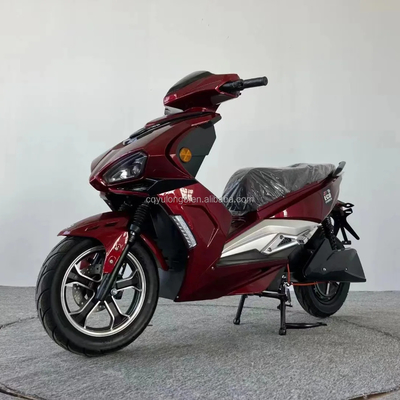 Ενίσχυρη 1500W/2000W Motor Ηλεκτρική μοτοσυκλέτα με διπλό φρένο δίσκου και ελαστικό 12 ιντσών