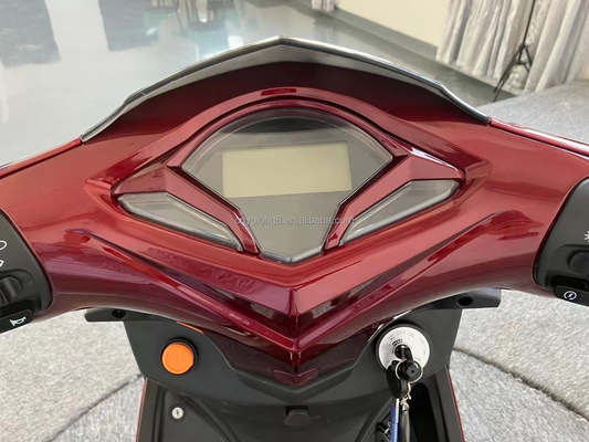 Ενίσχυρη 1500W/2000W Motor Ηλεκτρική μοτοσυκλέτα με διπλό φρένο δίσκου και ελαστικό 12 ιντσών