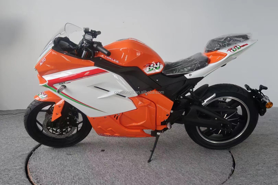 Δίσκο φρένο 2000W 5000W 8000W αγωνιστική ενήλικη εκτός δρόμου ηλεκτρική μοτοσικλέτα με μπαταρία 72V