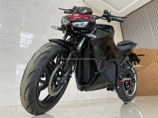 Ηλεκτρική μοτοσυκλέτα αγώνων 72V3000W με μέγιστη ταχύτητα 100KM/h και σύστημα πέδησης με δίσκο