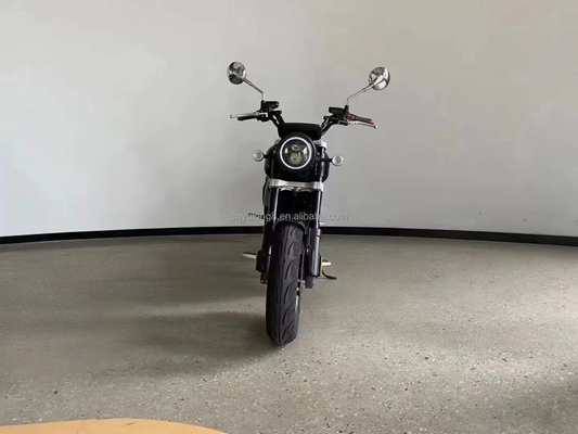 Έξω δρόμου ηλεκτρική ποδήλατο 5000W Ρέτρο ηλεκτρική μοτοσικλέτα με δίσκο φρένο και 10inch ελαστικό