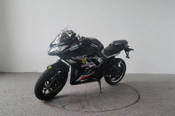 8000w 72v Ηλεκτρική μοτοσικλέτα μεσαία κίνηση μοτοσικλέτα μοτοκρός με εύρος ταχύτητας 65-120km / h