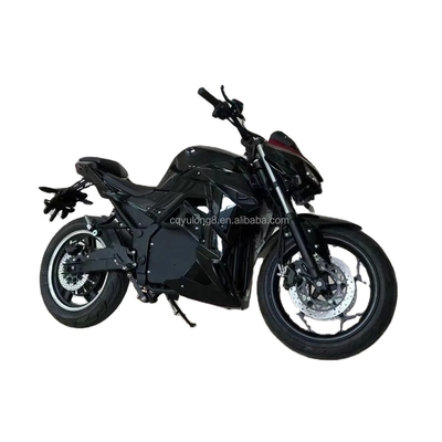 Καυτές ηλεκτρικές μοτοσυκλέτες 72V 3000W ΕΟΚ με κινητήρα βούρτσας και μπροστινό ελαστικό 110/70-17