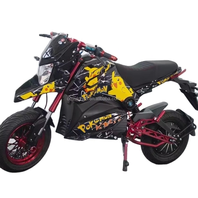 Μέγιστη ταχύτητα 61 80km/h 2000w 72v High Speed Long Range Ηλεκτρική μοτοσυκλέτα για ενήλικες