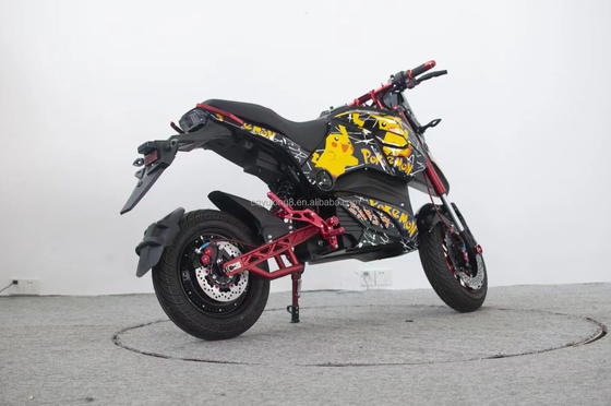 Μέγιστη ταχύτητα 61 80km/h 2000w 72v High Speed Long Range Ηλεκτρική μοτοσυκλέτα για ενήλικες