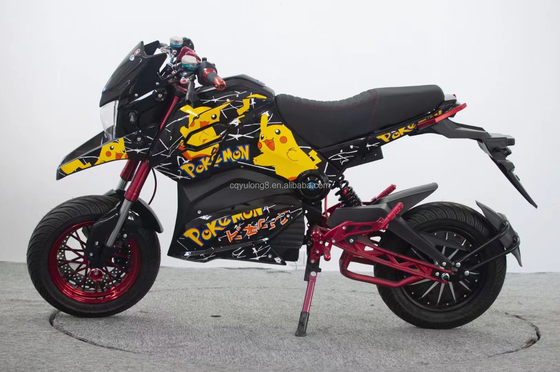 Μέγιστη ταχύτητα 61 80km/h 2000w 72v High Speed Long Range Ηλεκτρική μοτοσυκλέτα για ενήλικες