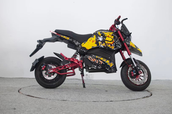 Μέγιστη ταχύτητα 61 80km/h 2000w 72v High Speed Long Range Ηλεκτρική μοτοσυκλέτα για ενήλικες