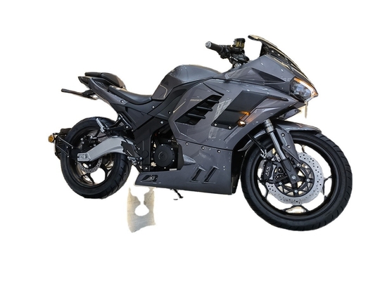 Δυνατή 72V 3000W μεσαία κινητήρα μπαταρία λιθίου Ηλεκτρική αγωνιστική μοτοσικλέτα με ελαστικό 12 ιντσών
