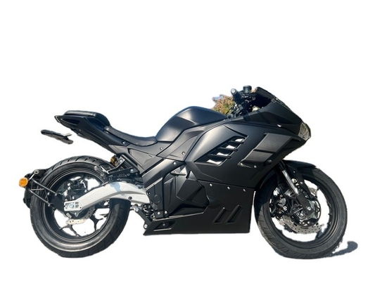 Δυνατή 72V 3000W μεσαία κινητήρα μπαταρία λιθίου Ηλεκτρική αγωνιστική μοτοσικλέτα με ελαστικό 12 ιντσών
