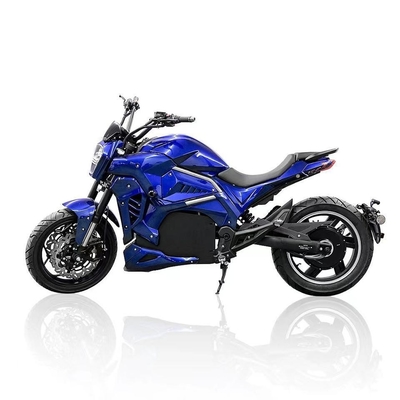 Προσαρμοσμένες 72V 3000w Ηλεκτρικές μοτοσυκλέτες αγώνων Μεσαία κίνηση Μηχανή Off-Road Sportbikes